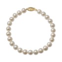 Cultured Freshwater Pearl Bracelet (6mm) in 14k Gold