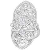 Diamond Filigree Sta...