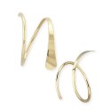 Endless Wire Cuff Earrings Set in 14k Gold