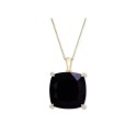 Onyx & Diamond Accent Necklace & Earrings Collection in 14k Gold-Plated Sterling Silver and Sterling Silver