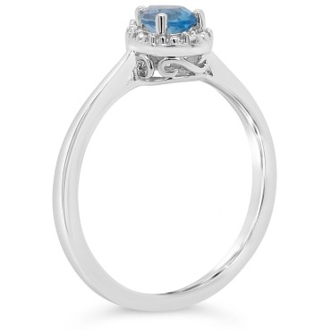 Blue Topaz (1/2 ct. ...