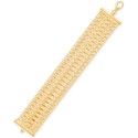 Flexible Link Bracelet in 14k Gold-Plated Sterling Silver