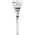 Cubic Zirconia Engagement Ring in 14k White Gold