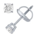 Diamond Stud Earrings (1/3 ct. t.w.) in 14k White Gold or Yellow Gold