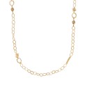 Gold-Tone Bead & Link Strand Necklace, 42