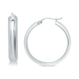 Small Polished Hoop ...