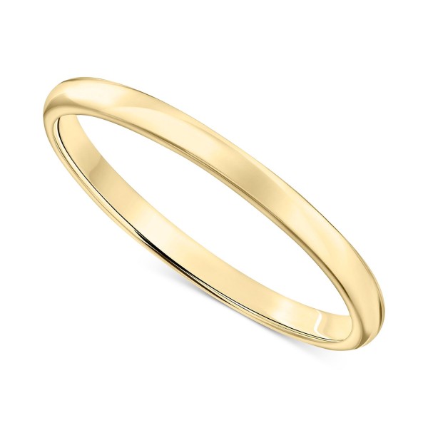 Comfort Fit Wedding Band (2mm) in 14k Gold