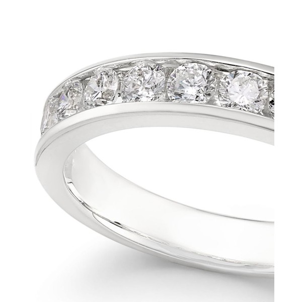 Diamond Channel Band (1 1/2 ct. t.w.) in 14k White or Yellow Gold