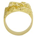 Men's Nugget Ring in 10k Gold