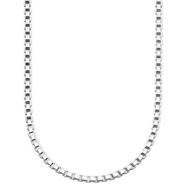 Sterling Silver Chain Necklace, 18