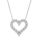 Diamond Heart Pendan...