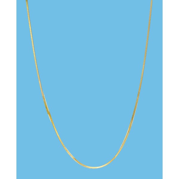 18K Gold over Sterling Silver Necklace, 16