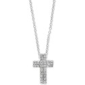 Diamond Pavé Cross 18