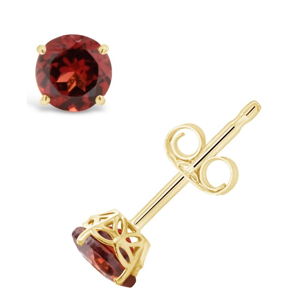 Garnet (1-1/5 ct. t.w.) Stud Earrings in 14K Yellow Gold