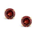 Garnet (1-1/5 ct. t.w.) Stud Earrings in 14K Yellow Gold