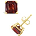 Garnet (2-1/2 ct. t.w.) Stud Earrings in 14K Yellow Gold