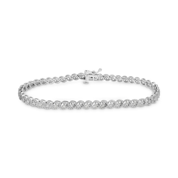 Diamond Tennis Bracelet (1 ct. t.w.) in 10k White Gold