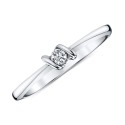 Diamond Accent Ring in 14k White Gold