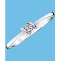 Diamond Accent Ring in 14k White Gold