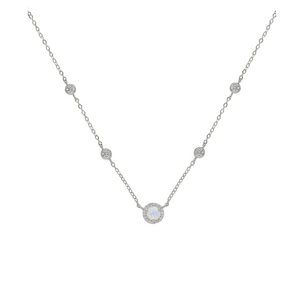 Opal And Crystal Women's Necklace