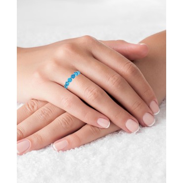 Blue Cubic Zirconia ...